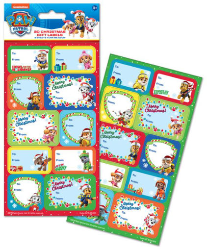 Picture of STICKER TAGS 20PK PAW PATROL